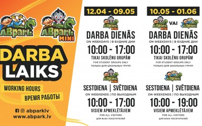 ABpark working hours in May 2025 and student excursions
