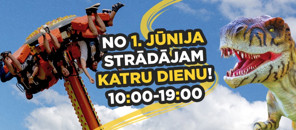 ABpark no 1.06.24 - 1.09.24 atvērts katru dienu!