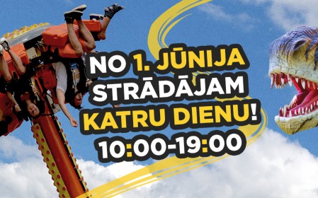 ABpark no 1.06.24 - 1.09.24 atvērts katru dienu!