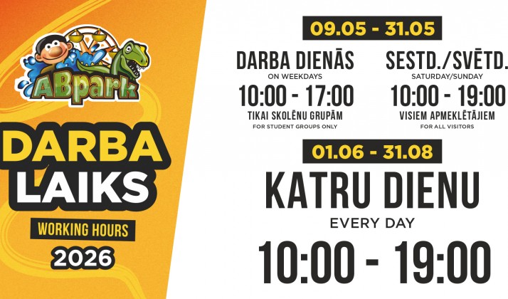 ABpark Opening Hours in May 2026 &amp; School Excursions