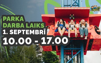 ABpark būs atvērts arī 1. septembrī!