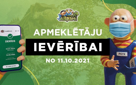 Valdības noteiktie ierobežojumi ārtelpu atrakciju parkos no 11.10.21