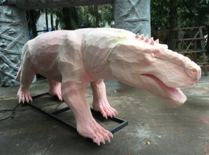 ABpark dinozauru tapšanas process