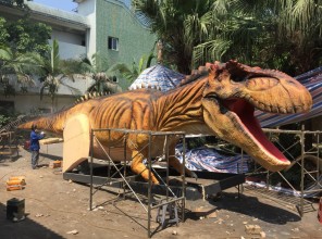 ABpark dinozauru tapšanas process