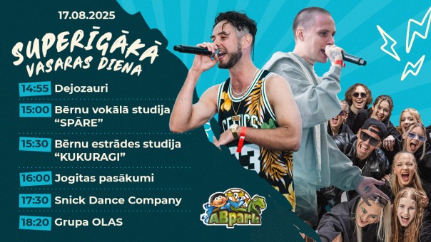 ABpark Superīgākā vasaras diena 17.08.25