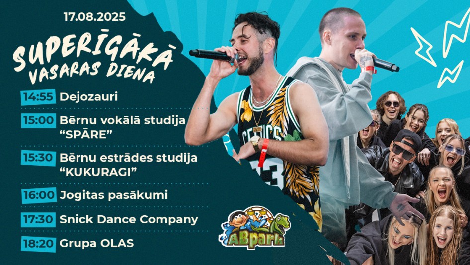 ABpark Superīgākā vasaras diena 17.08.25
