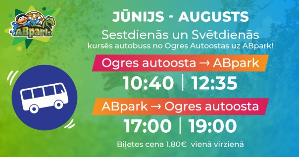 Bus Schedule June - August 2019