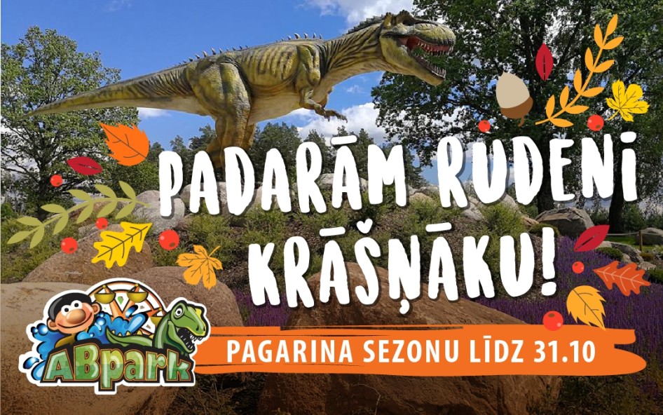 ABpark pagarina darba sezonu arī OKTOBRA mēnesī!