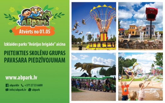 ABpark uzsāk grupu reģistrāciju 2018. gada apmeklējumiem!