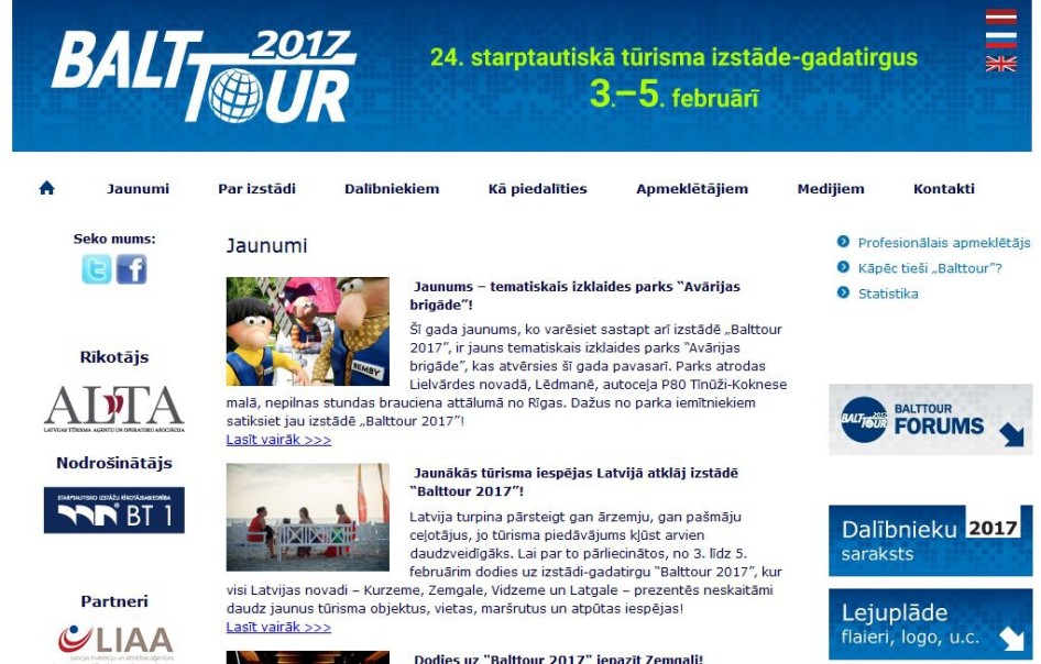 Balttour - Šī gada jaunums ir tematiskais izklaides parks “Avārijas brigāde”