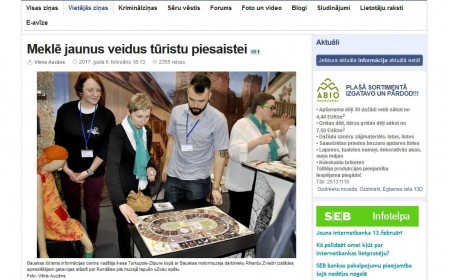 Bauskas dzīve - Balttour 2017 izstādē meklē jaunus veidus tūristu piesaistei