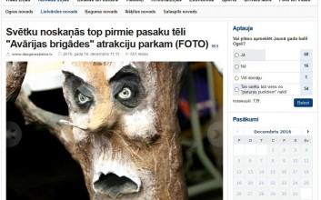 Daugavasbalss - Svētku noskaņās top pirmie ABpark pasaku tēli