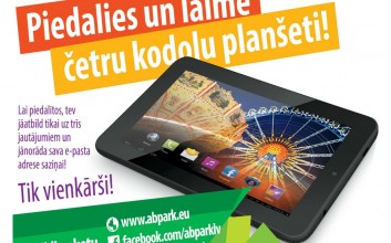 Laimīgā planšetes ieguvēja ir Ieva Razgale!