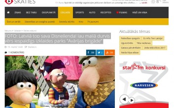 Skaties.lv - Jau maijā durvis vērs iespaidīgs izklaides parks ”Avārijas brigāde”