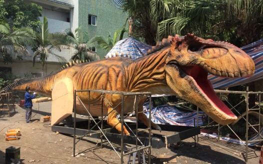 Tā top Latvijas lielākais dinozaurs!