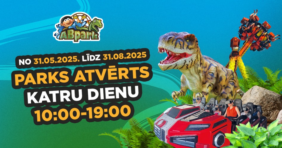 ABpark is open every day from 31.05.25 - 31.08.25!
