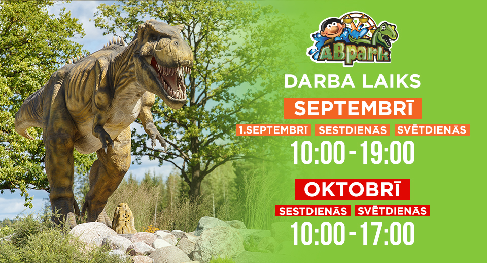 ABpark opening hours in September and October 2020