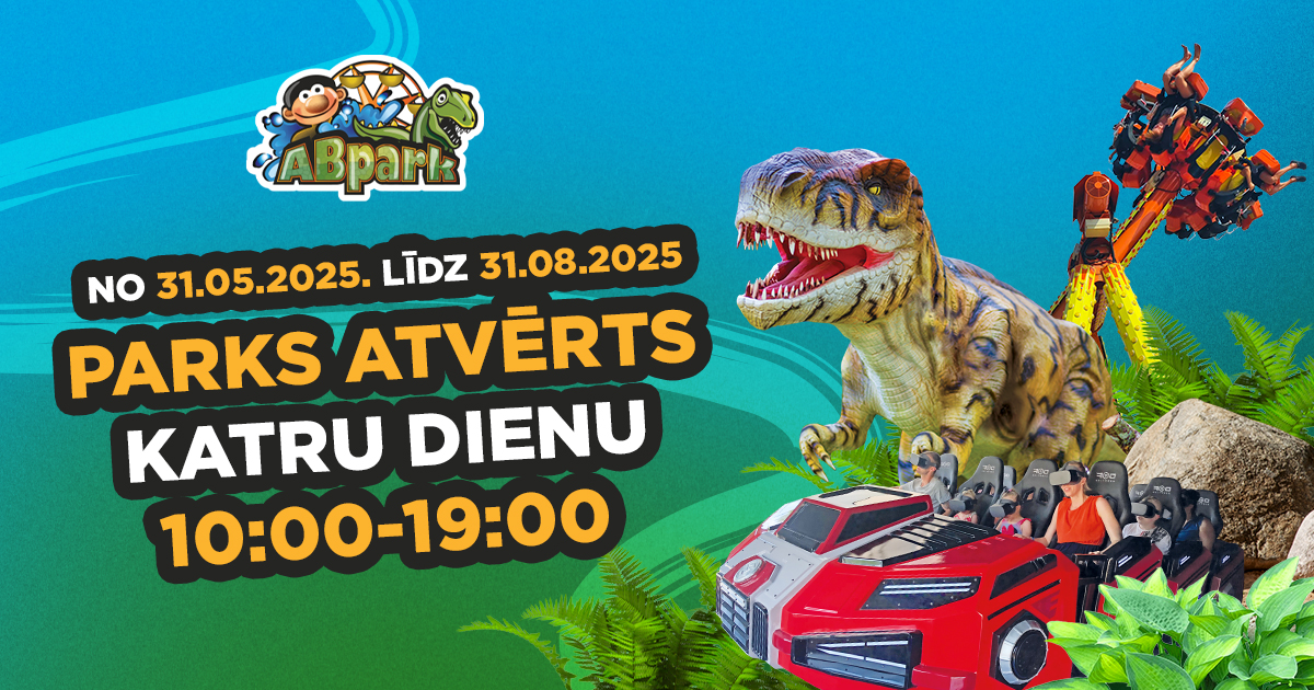 ABpark is open every day from 31.05.25 - 31.08.25!
